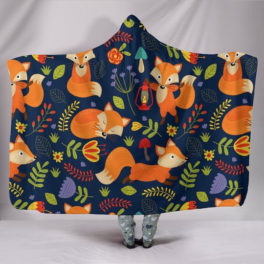 Discover Cozy Fox Hooded Blanket for Snuggling