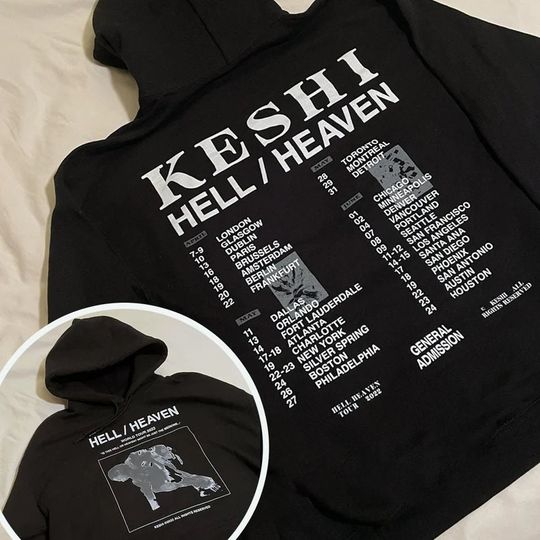 Discover Keshi Hell Heaven World Tour 2022 Hoodie, Keshi World Tour 2022 Shirt