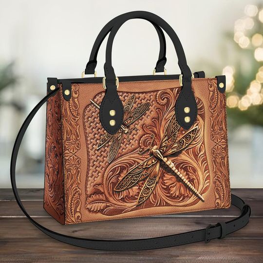 Discover Dragonfly Leather Bag