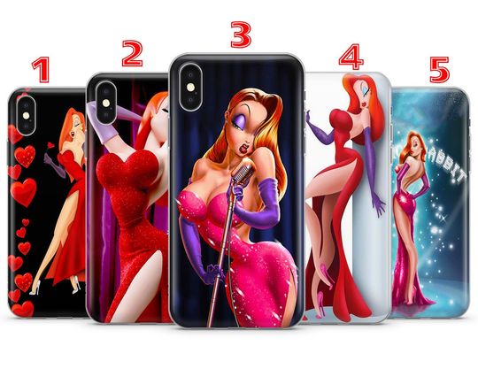 Discover Jessica Rabbit Phone case cover for iPhone