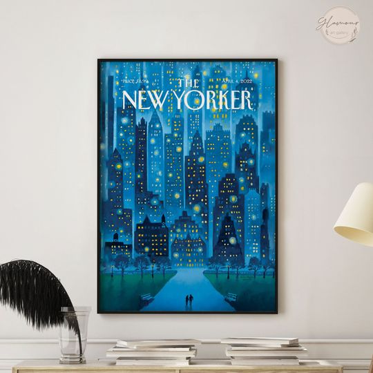 Discover New Yorker Magazine, Stellar Night 2022,Gallery Wall, New Yorker Poster