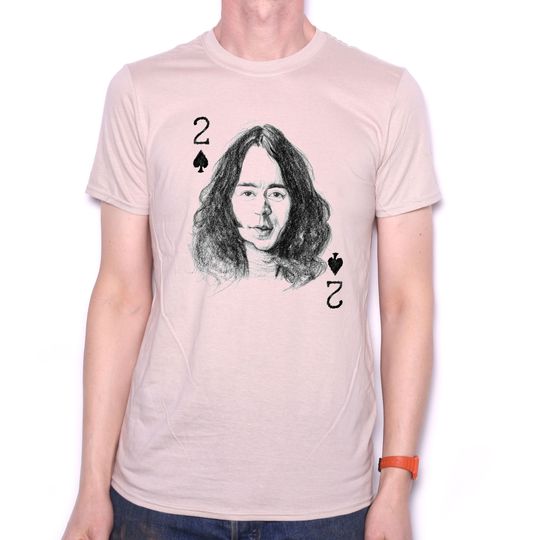 Discover A Tribute To Rory Gallagher T shirt - Rory Deuce Card Illustration