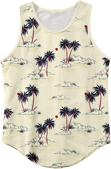 Discover Mens 3D Print Tank Top Summer  Gym Workout Bodybuilding Tank Tops