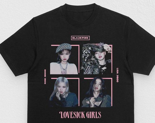 Discover Blackpink Lovesick Girls Shirt, Blackpink merch