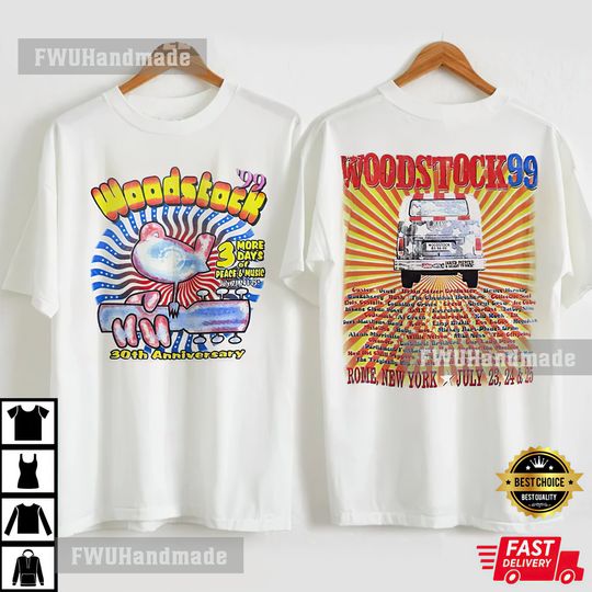 Discover Woodstock 99 Vintage Festival Shirt