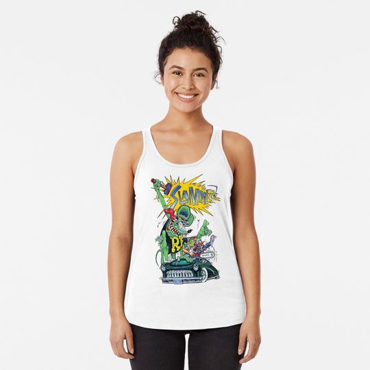 Discover Rat fink Slammed Racerback Tank Top