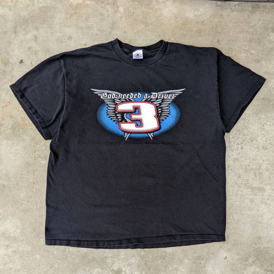 Discover Vintage Dale Earnhardt Sr. no. 3 God Needed a Driver t-shirt