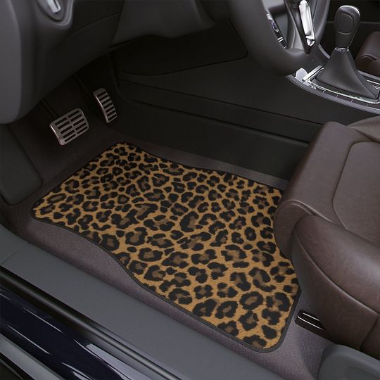 Discover Cheetah Print Car Mats