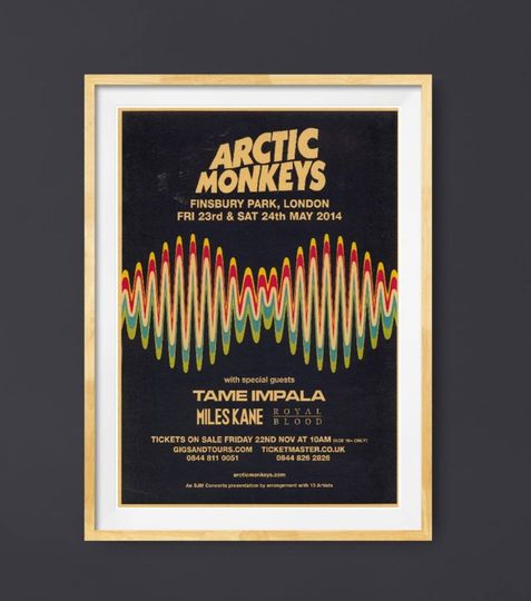 Discover Arctic Monkeys - 2014 Concert Poster