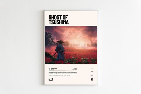 Discover Ghost of Tsushima (2020) - Video Game Poster Art