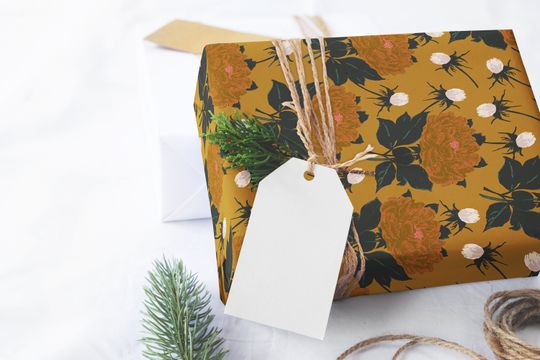 Discover Vintage Peonies Wrapping Paper