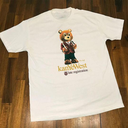 Discover Vintage Kanye Wests Late Registration Album T-Shirt