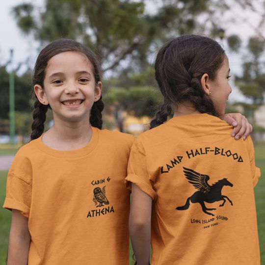 Discover Camp Half Blood Shirts with Cabin Logo / Percy Jackson