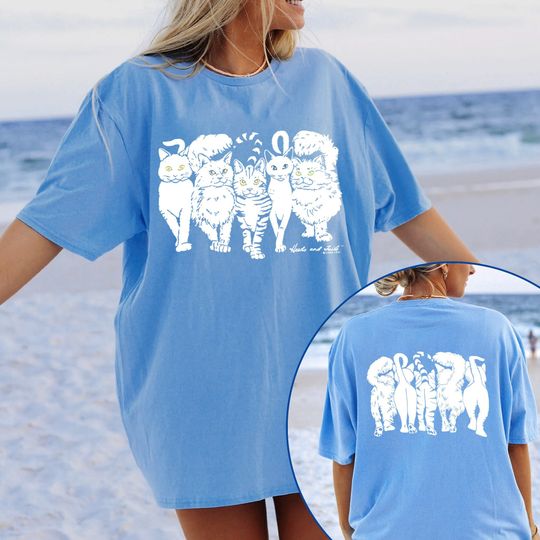 Discover Vintage 90s Cats Linda Lori T-Shirt, Heads And Tails Linda Lori Cats shirt