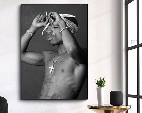 Discover 2Pac, Tupac Music Singer Canvas Poster