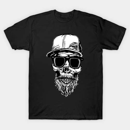 Discover Bearded Jeeper Skull - Jeep - T-Shirt