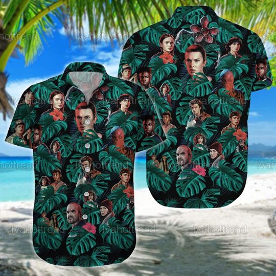 Discover StrangerThings Hawaiian Shirt