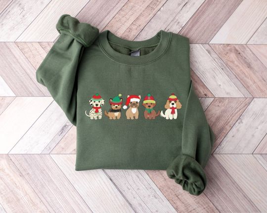 Discover Christmas Dog Sweatshirt