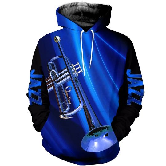 Discover Jazz Trumpet 3D All Over Printed Clothes Hoodie Shirt