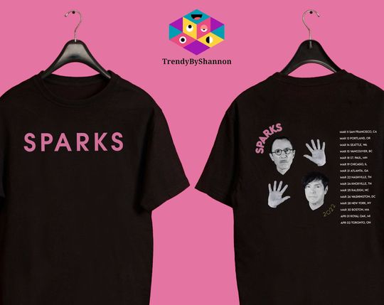 Discover Sparks 2022 North American Tour T-Shirt Collection