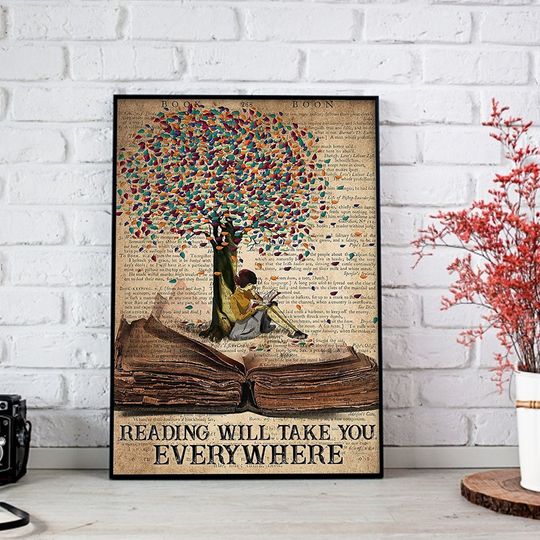 Discover Reading Will Take You Everywhere No  Poster