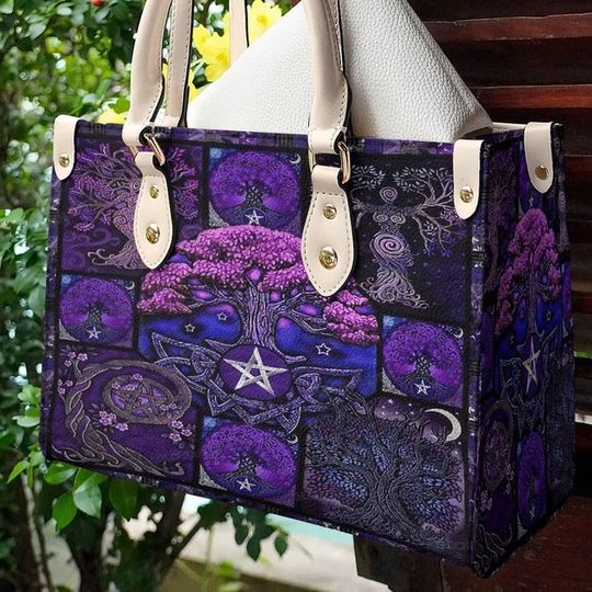 Discover Tree Of Life Handbag , Leather Bag Tree Of Life