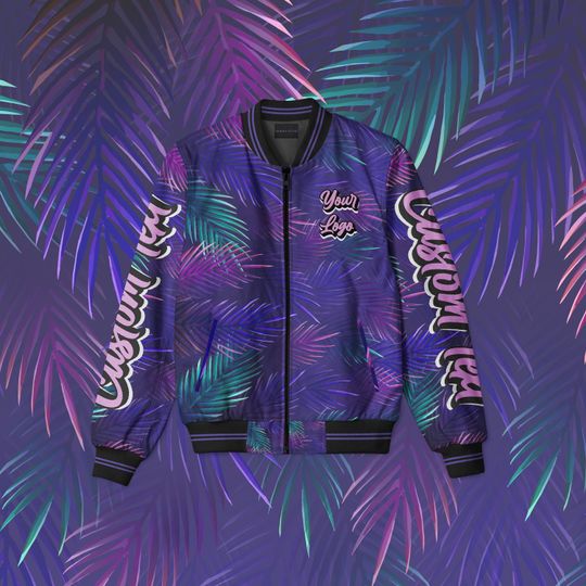 Discover Tropical Fully Bomber Jacket