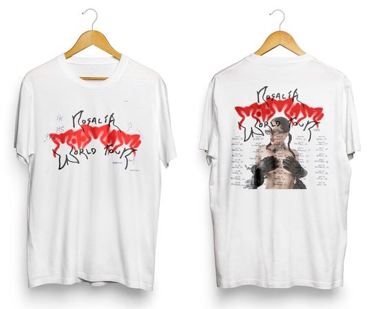 Discover Motomami Tour Dates Rosalia Concert Shirt, Motomami World 2020 Shirt
