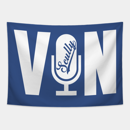 Discover Vin Scully Microphone Tapestry