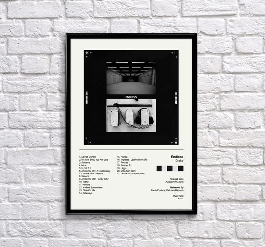 Discover Frank Ocean Endless Album Poster
