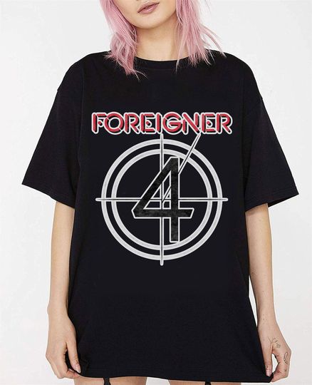 Discover Foreigner Unisex T-Shirt/Printed Bands Autographs/80s Rock Band
