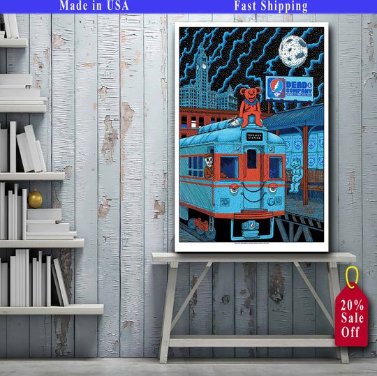 Discover Dead and Company New York City Poster, Dead and Company Summer Tour Poster