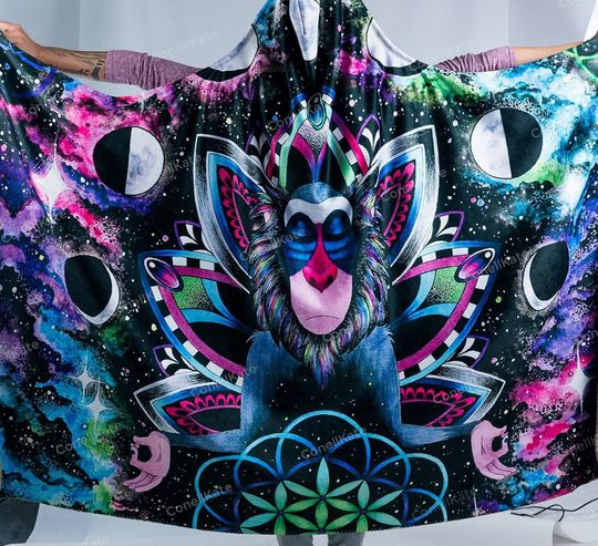 Discover Astral Rafiki Hooded Blanket, Monkey Blanket
