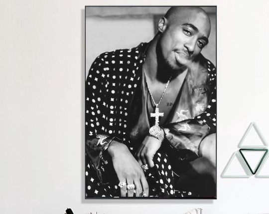 Discover 2pac Tupac Shakur Canvas Poster Wall Art Painting