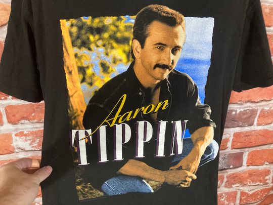 Discover vintage 90s Aaron Tippin shirt