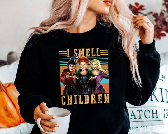 Discover Vintage I Smell Children Halloween Sweatshirt