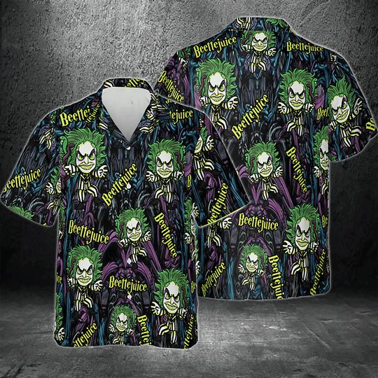Discover Beetlejuice Horror Hawaiian, Horror Killer Movie 3D Hawaii Shirt