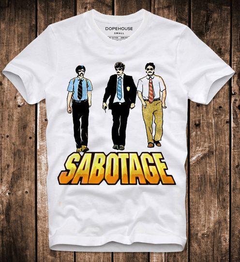Discover T-Shirt  Sabotage Beastie Punk Rap Ny BrooklynIll Music Hiphop