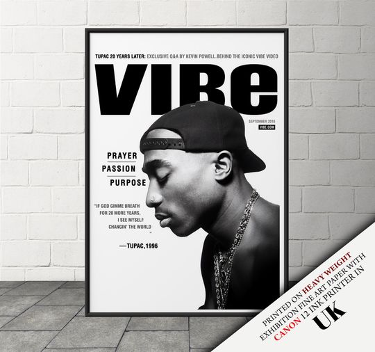 Discover Tupac Shakur 2Pac Print, Poster, Hip-Hop/Rap Poster