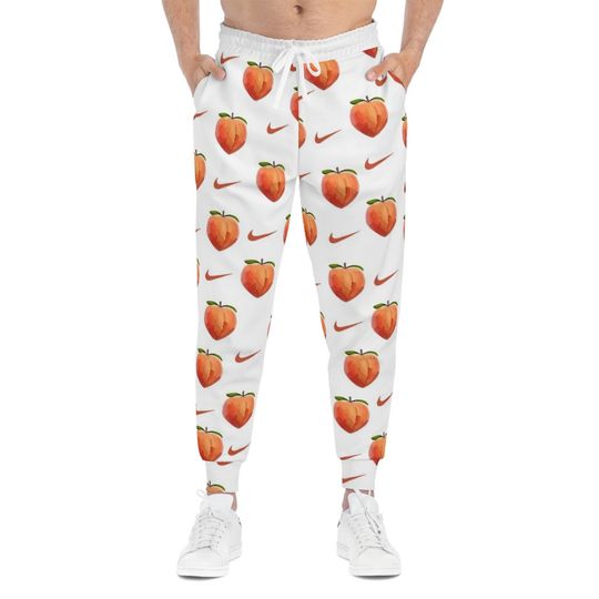 Discover Peach Emoji Athletic Joggers