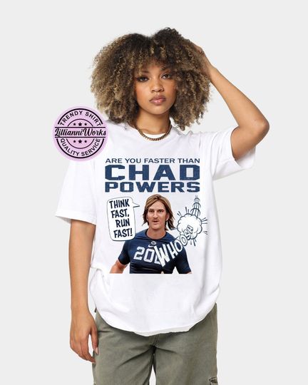 Discover Chad Powers Shirt, Trendy Fast Graphic T-Shirt