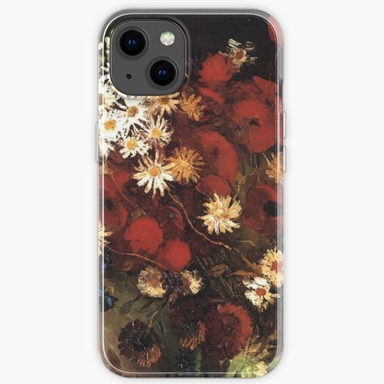 Discover Van Gogh- Vase With Poppies iPhone Case