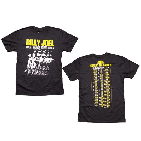 Discover Billy Joel Home At The Garden 1978 Vintage Double Sided T-shirt