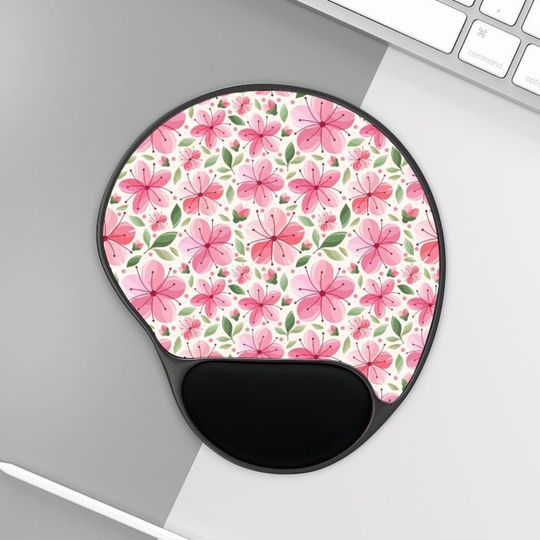 Discover Sakura Wrist Rest Mouse Pad