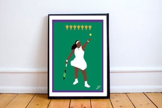 Discover Serena Williams Wimbledon Edition Poster