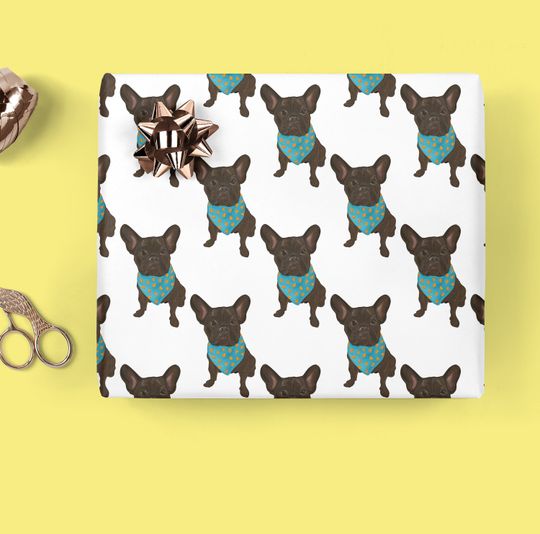 Discover French Bulldog Gift Wrap Collection