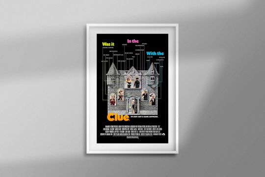 Discover Clue 1985 Horror Movie Poster Print