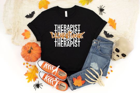 Discover Halloween Theme Occupational Therapist Shirt