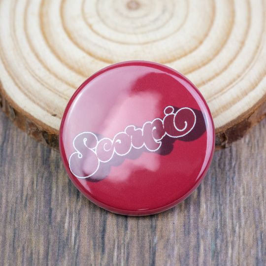 Discover Scorpio Pin Button |  Zodiac Button