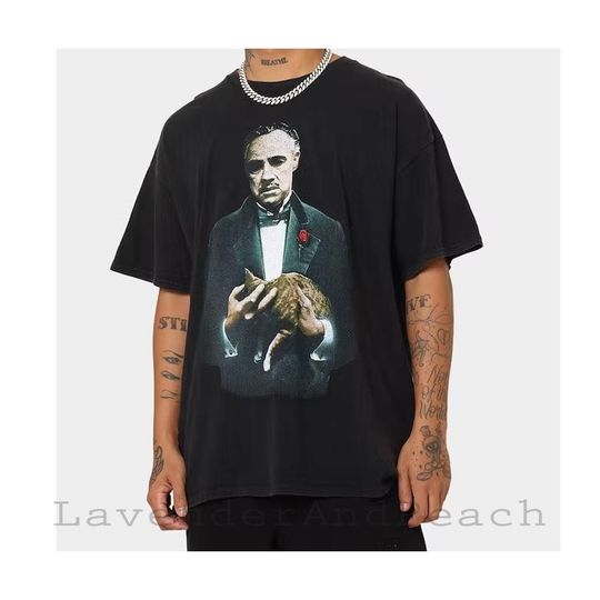 Discover Vintage The Godfather The Godfather Cat T-shirt, Movie Shirt, Vintage Shirt